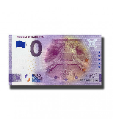 0 Euro Souvenir Banknote Reggia Di Caserta Italy SEDS 2021-1