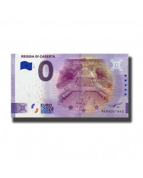 0 Euro Souvenir Banknote Reggia Di Caserta Italy SEDS 2021-1