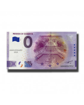 Anniversary 0 Euro Souvenir Banknote Reggia Di Caserta Italy SEDS 2021-1