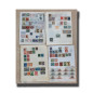 World Stamp Collection Hinged on Sheets