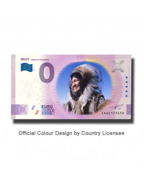0 Euro Souvenir Banknote Inuit Colour Canada CAAC 2021-1