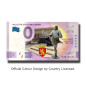 0 Euro Souvenir Banknote Valletta Citta Umilissima Jean Parisot Colour Malta FEAN 2021-1