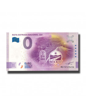 0 Euro Banknote Rota Estrada Nacional 222 Portugal MEFK 2021-1