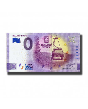 0 Euro Souvenir Banknote Malino Brdo Slovakia EEDE 2020-1