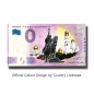0 Euro Souvenir Banknote 1st Russian Tzar Ivan IV Colour Russia QEA 2021-1