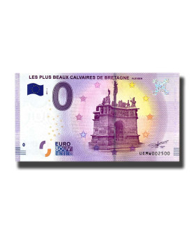 0 Euro Souvenir Banknote Les Plus Beaux Calvaries De Bretagne France UEMW 2017-1