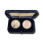 2014 Malta Silver Coin Set Of 2 Independence And Republic With Box Certificate