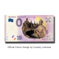 0 Euro Souvenir Banknote Indonesia Barobudur Colour Indonesia DNAA 2019-1