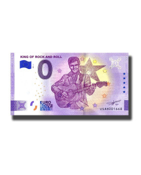 0 Euro Souvenir Banknote King of Rock and Roll USA USAH 2021-1