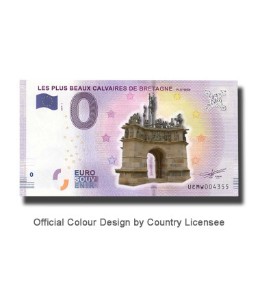 0 Euro Souvenir Banknote Les Pls Beaux Calvaries De Bretagne Colour France UEMW 2017-1