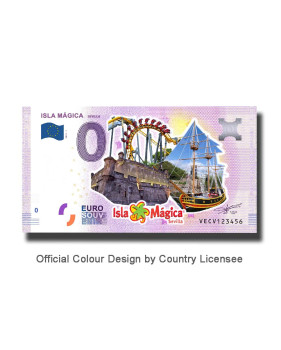 0 Euro Souvenir Banknote Isla Magica Sevilla Colour Spain VECV 2020-1