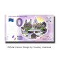 0 Euro Souvenir Banknote Catalunya En Miniatura Colour Spain VEDH 2019-1