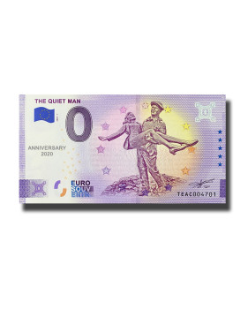 Anniversary 0 Euro Souvenir Banknotes The Quiet Man Ireland TEAC 2020-1