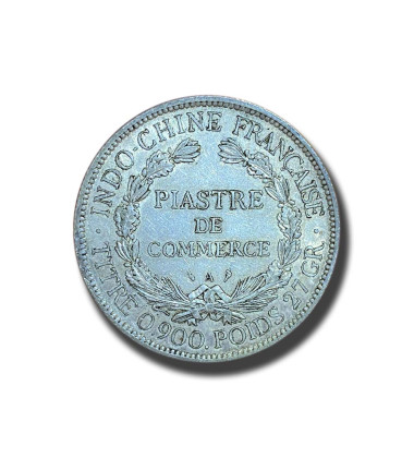 1902 FRENCH INDO-CHINE FRANCAISE PIASTRE DE COMMERCE SILVER COIN