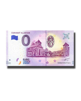 0 Euro Souvenir Banknote Cerveny Klastor Slovakia EEBZ 2019-1