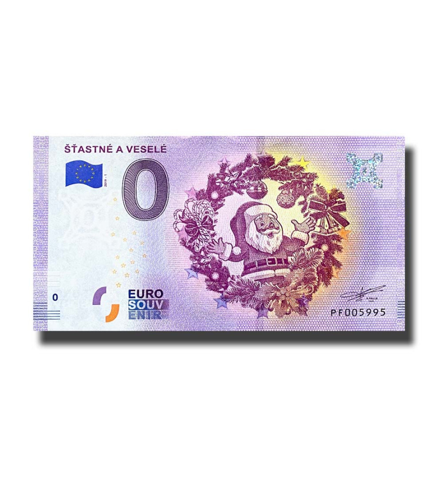0 Euro Souvenir Banknote Stastne A Vesele Slovakia PF 2019-1