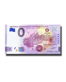 0 Euro Souvenir Banknote Asociacia Informacnych Centier Slovakia EEDR 2021-1
