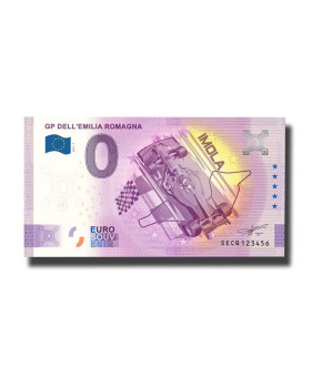 0 Euro Souvenir Banknote GP Dell'Emilia Romagna Italy SECQ 2021-5