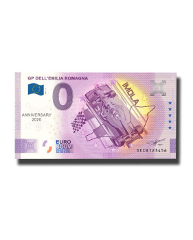 Anniversary 0 Euro Souvenir Banknote GP Dell'Emilia Romagna Italy SECQ 2021-5