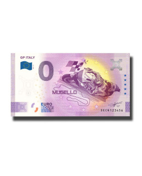 0 Euro Souvenir Banknote GP Italy SECQ 2021-8