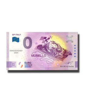 Anniversary 0 Euro Souvenir Banknote GP Italy SECQ 2021-8