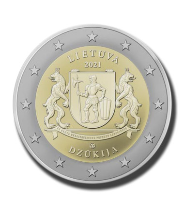 2021 Lithuania Dzūkija 2 Euro Coin
