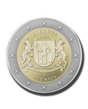 2021 Lithuania Dzūkija 2 Euro Coin