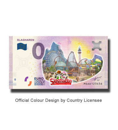 0 Euro Souvenir Banknote Slagharen Colour Netherlands PEAA 2019-1