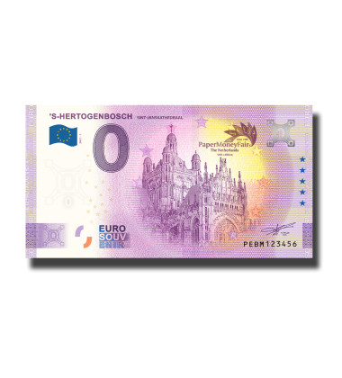 0 Euro Souvenir Banknote 'S-Hertogenbosch Netherlands PEBM 2021-1