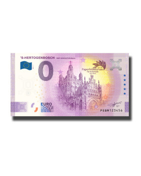 0 Euro Souvenir Banknote 'S-Hertogenbosch Netherlands PEBM 2021-1