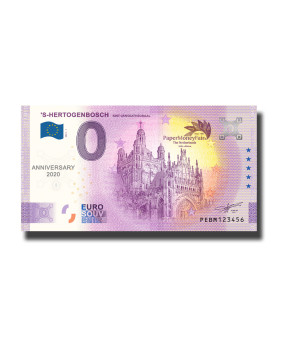 Anniversary 0 Euro Souvenir Banknote 'S-Hertogenbosch Netherlands PEBM 2021-1