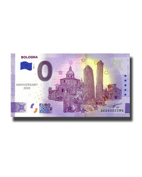 Anniversary 0 Euro Souvenir Banknote Bologna Italy SEDS 2021-1