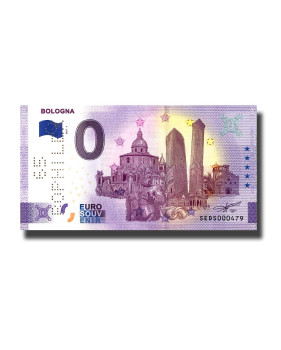 0 Euro Souvenir Banknote Bologna Bophilex Italy SEDS 2021-1