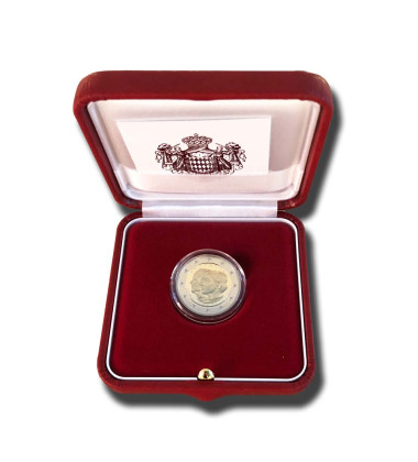 2021 Monaco 10 Year Anniversary of Marriage 2 Euro Coin PROOF