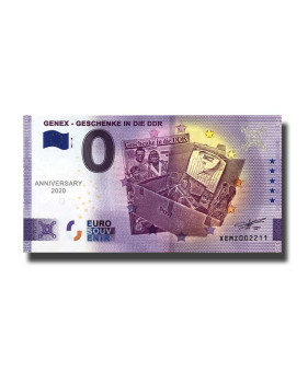 Anniversary 0 Euro Souvenir Banknote Genex - Geschenke In Die DDR Germany XEMZ 2021-59