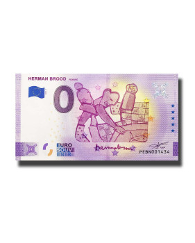 0 Euro Souvenir Banknote Herman Brood Netherlands PEBN 2021-1