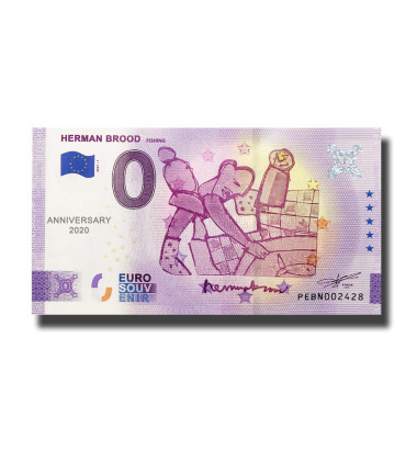 Anniversary 0 Euro Souvenir Banknote Herman Brood Netherlands PEBN 2021-1