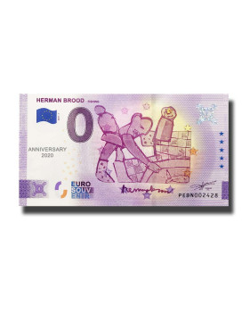 Anniversary 0 Euro Souvenir Banknote Herman Brood Netherlands PEBN 2021-1