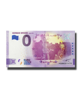 0 Euro Souvenir Banknote Herman Brood Netherlands PEBN 2021-2