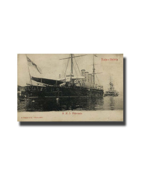 Malta Postcard G.Modiano  HMS Andromeda 6666 UPU Unused Undivided Back