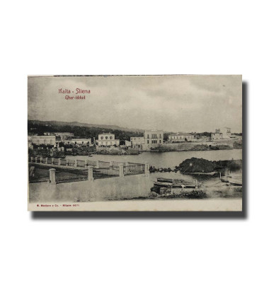 Malta Postcard G.Modiano  Sliema 6671 UPU Unused Undivided Back