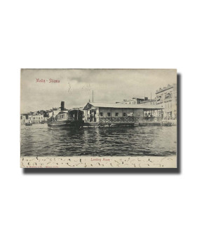 Malta Postcard G.Modiano  Landing Place Sliema 6674 UPU Used Undivided Back