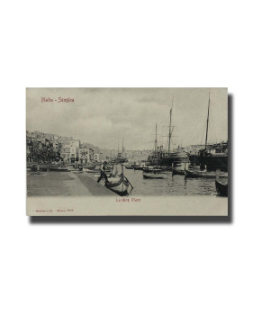 Malta Postcard G.Modiano  Landing Place Senglea 6675 UPU Unused Undivided Back