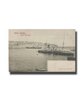 Malta Postcard G.Modiano Bird's Eye 6686 UPU Unused Undivided Back