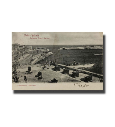 Malta Postcard G. Modiano Entrance Grand Harbour 6694 UPU Used Undivided Back