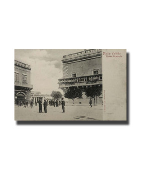 Malta Postcard G. Modiano Piazza Tesoreria 6913 UPU Unused Undivided Back