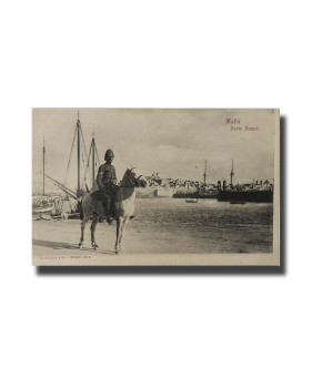 Malta Postcard G. Modiano Porto Nuovo 6918 UPU Unused Undivided Back