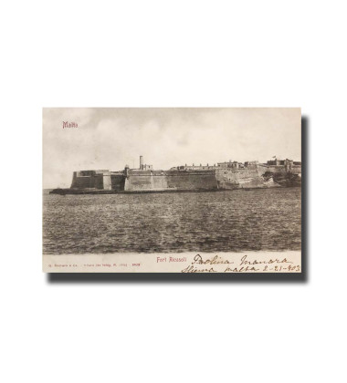 Malta Postcard G. Modiano Fort Ricasoli 3429 UPU Used Undivided Back