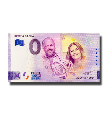 0 Euro Souvenir REMY & SACHA Rare