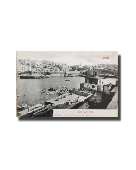 Malta Postcard G. Modiano Dock Gard Creek 3493 UPU Unused Undivided Back